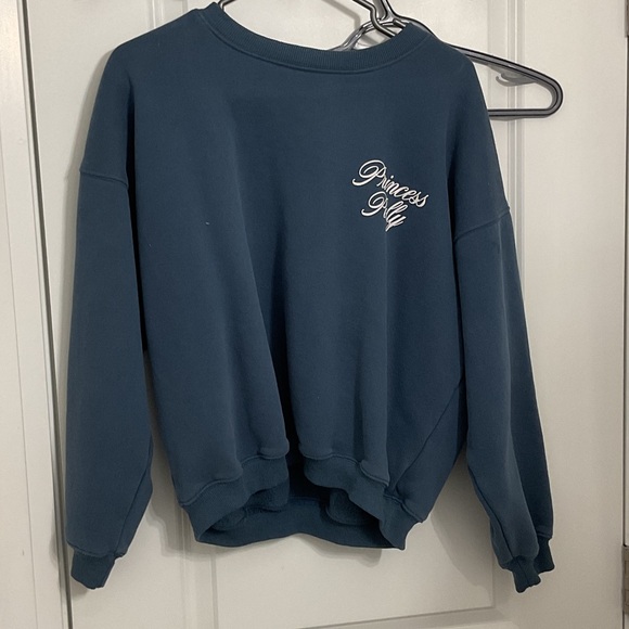 Princess Polly Tops - Princess Polly Teal Crewneck Top